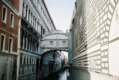 Bridge of Sighs in the style of the Baroque