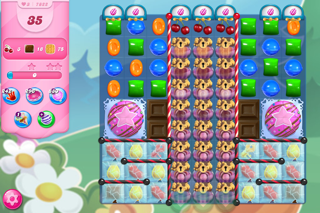 Candy Crush Saga level 7822