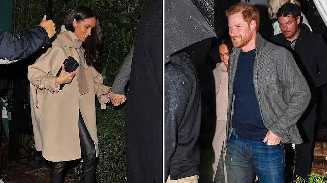 Prince Harry and Meghan Markle Spotted at Private Club After Frogmore Eviction