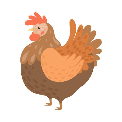 50+ Pencil sketch and Cartoon Images of Chicken