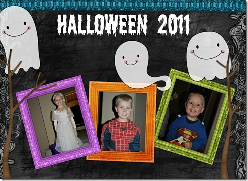 halloween collage