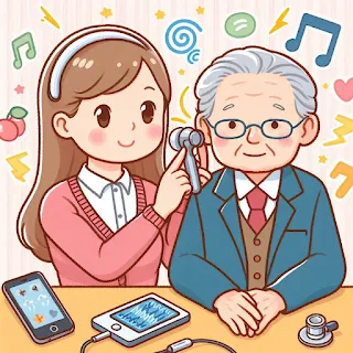 補聴器を使う