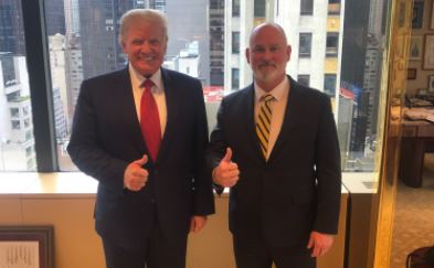 Donald Trump With Derrick Van Orden