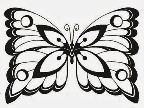 linda borboleta desenhar