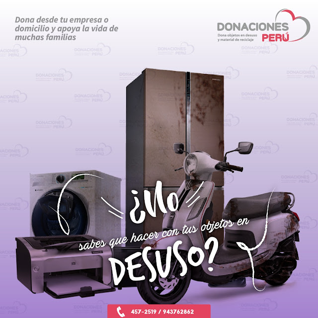 Dona y Recicla - Recicla y Dona - Donalo - Donar - Reciclaje - Donaciones Perú