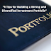 5 Tips for Building a Strong and Diversified Investment Portfolio"