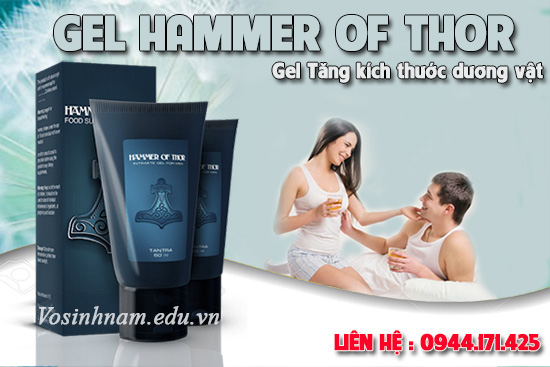 gel hammer of thor giải pháp kéo dài thời gian quan hệ tình dục