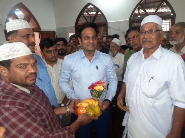 ಪೊಲೀಸ್ ಕಮಿಷನರ್ ಶಶಿಕುಮಾರ್ ಜುಮ್ಮಾ ಮಸೀದಿ ಭೇಟಿ