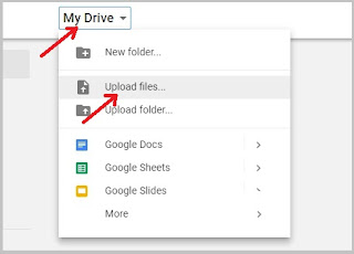 Cara Menyimpan File di Google Drive 