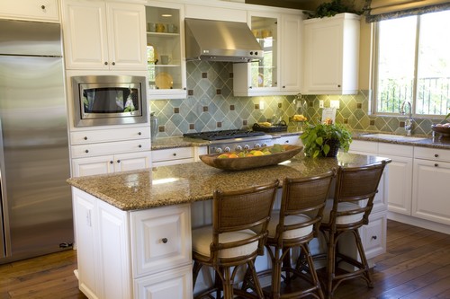 Small Kitchen Island Designs with Seating
