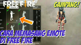 Cara Memasang Emote di Free Fire