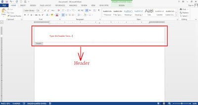 Word Insert Header