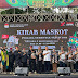 Kirab Maskot Pilkada 2024 Dari KPU Bojonegoro Menuju KPU Ngawi
