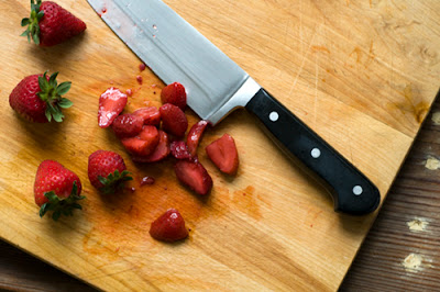 strawberry cobbler