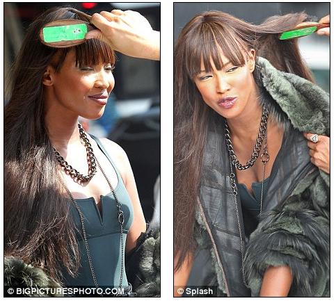 naomi campbell balding. Naomi Campbell#39;s hair gone