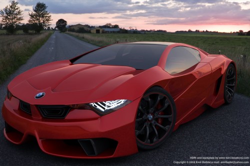 a new model from BMW came up with his design that resembles a Lamborghini