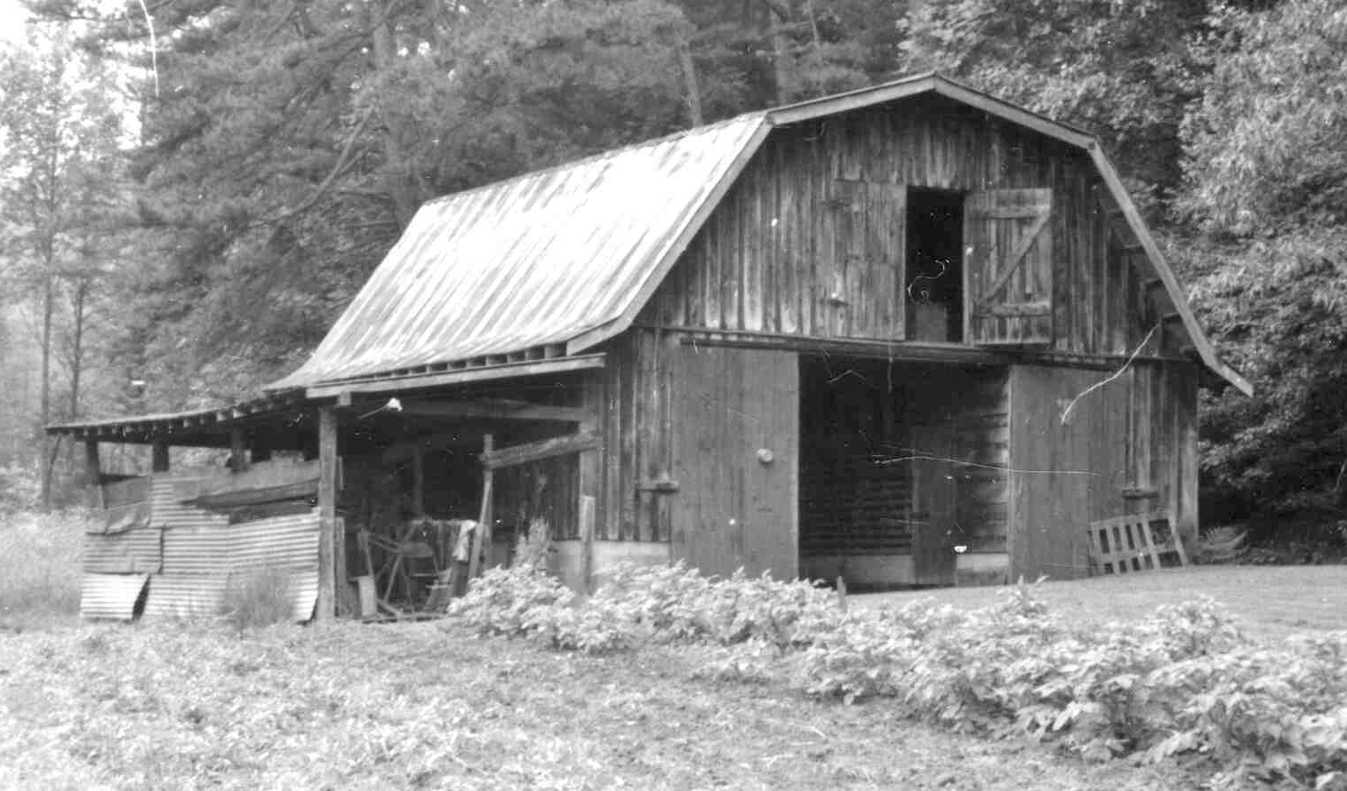 The Rowell Bosse North Carolina Room Old Barns Reflect 