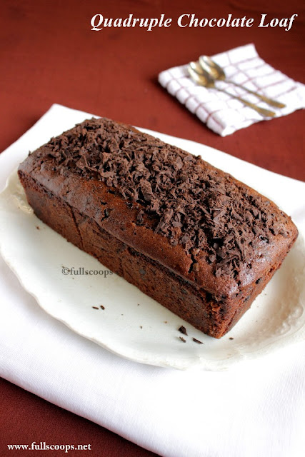 Quadruple Chocolate Loaf