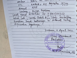 LSM PHRI 'Bidik' Skandal Dugaan Ijasah Palsu Salah Satu Calon Hukumtua Atep Oki 