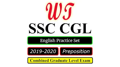 SSC CGL 2020 English Preposition Practice Set Free PDF Download