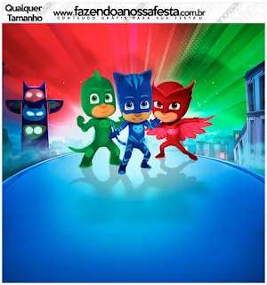 PJ Masks Free Printable Labels.