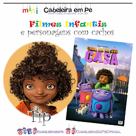 Tip de 'Cada um na sua casa' filme infantil com protagonista cacheada e negra