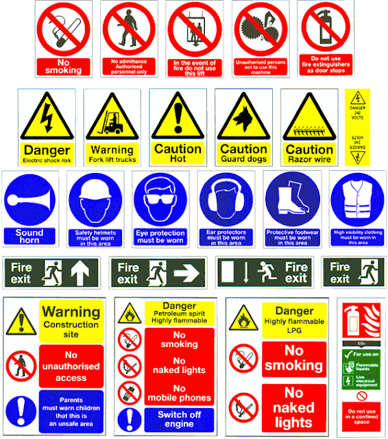 Gambar Traffict dan Symbols Dalam Bahasa Inggris IXE 11 