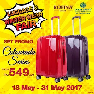 Luggage & Winter Wear Fair at Jaya Shopping Centre (18 May - 31 May 2017)
