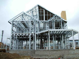 lightweight steel structure villa