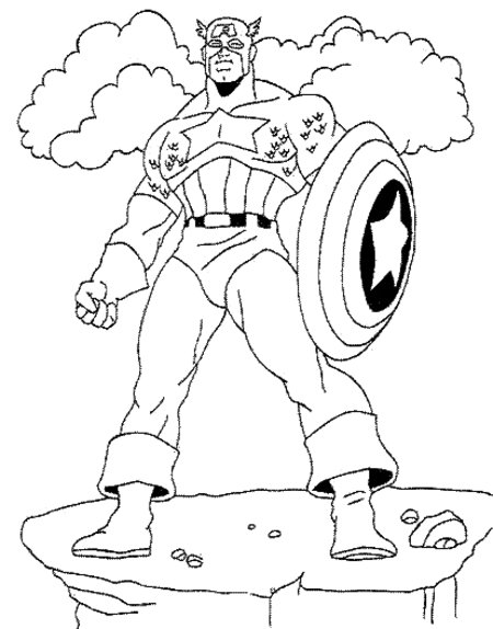 Avengers Coloring Pages For Kids 4