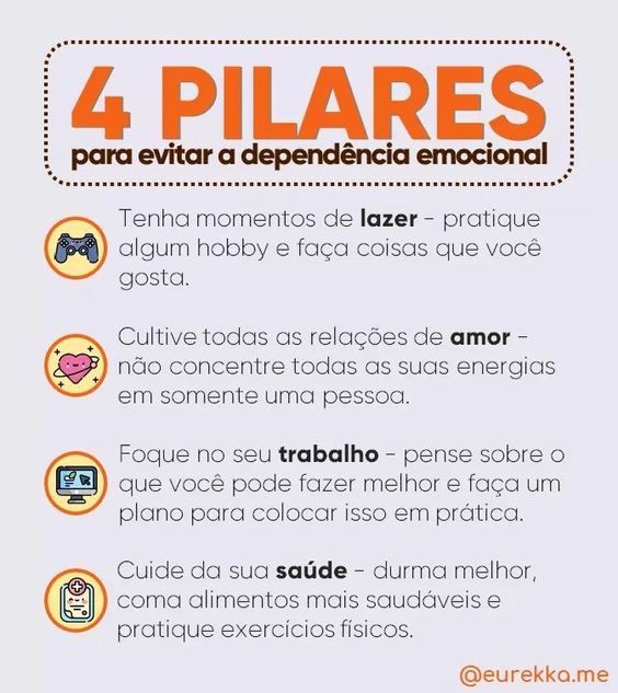 4 pilares para evitar a dependência emocional.