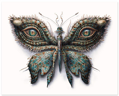 Designer Con 2022 Exclusive Lepidoptera 14 & 15 Giclee Prints by N.C. Winters