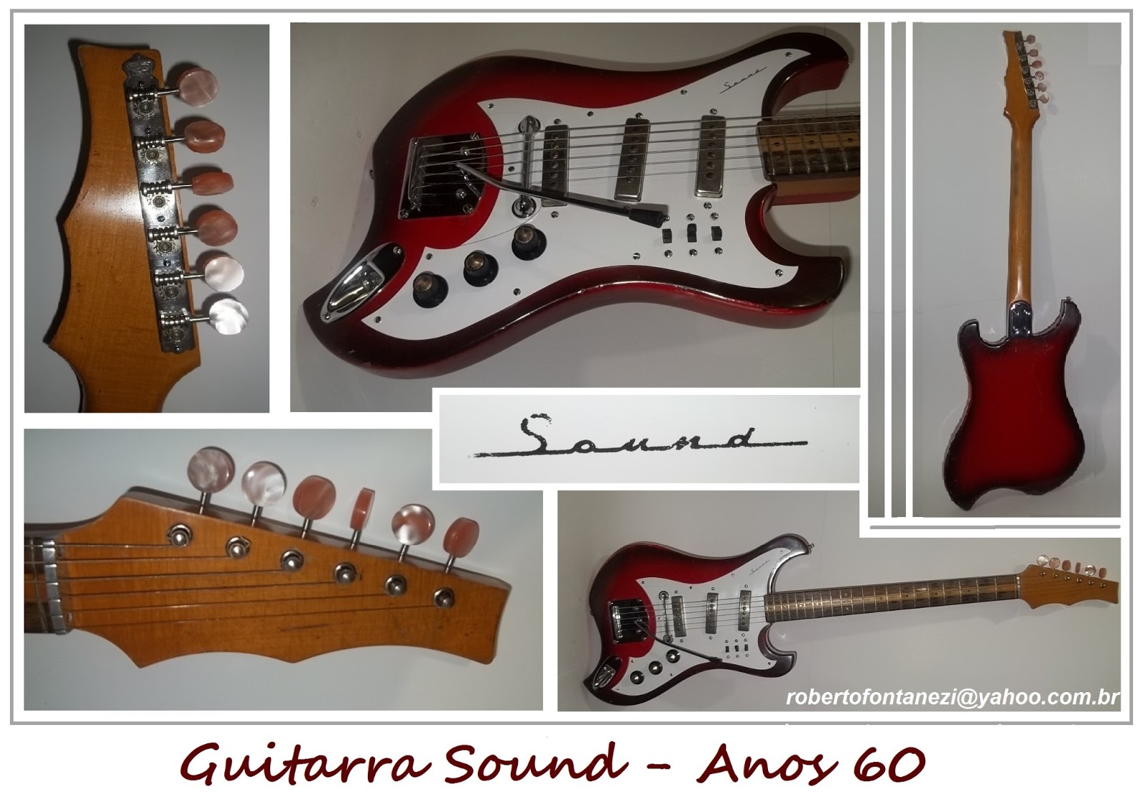 Guitarra Delta Bermuda II – década de 1960 - Estúdio 141