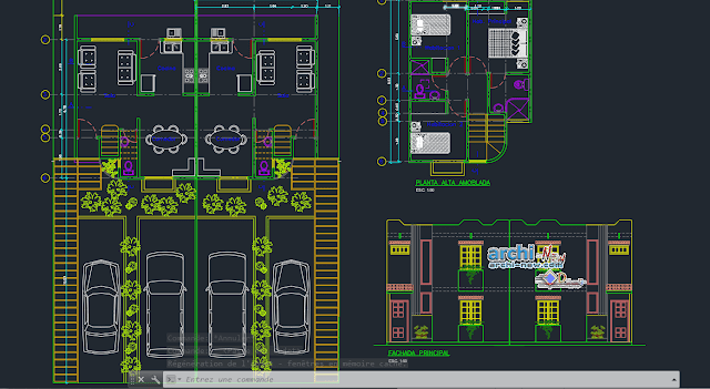 House CSN  85M2  in AutoCAD 