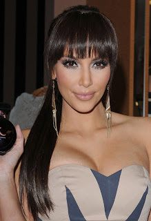 Kim Kardashian Straight Hairstyles