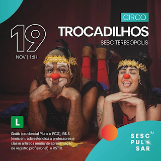 Dia 19-11 Trocadilhos no Sesc Teresópolis