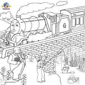Thomas tank the train Gordon coloring express steam engine portrait to color free printable clipart