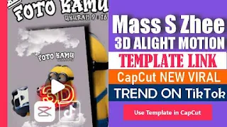 3D Alight Motion CapCut Template Link