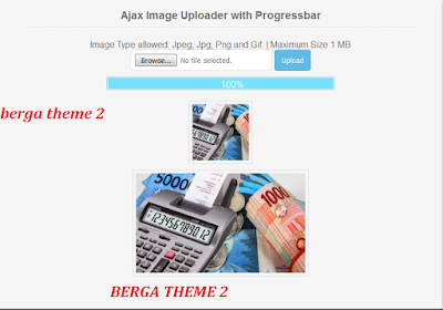 Cara Membuat Upload Crop Image dengan Scripts PHP Ajax  versi Berga Theme 2