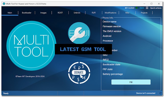 Multi-Tool For Huawei - Honor v. 8.2.0.0 beta 2024