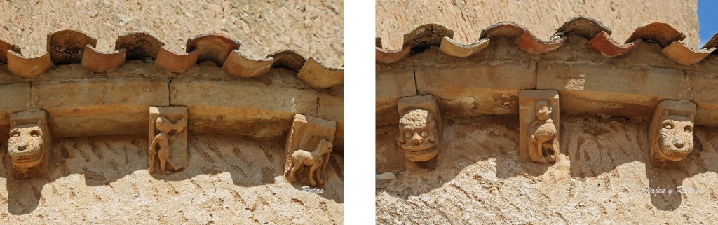 canecillos de la Iglesia de San Pedro de Caracena