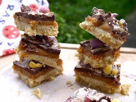 Mini Egg Millionaire Shortbread Easter The Betty Stamp