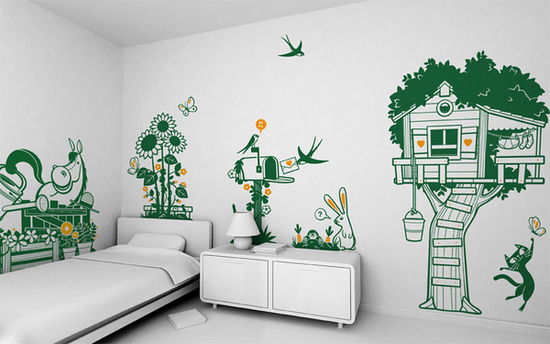 Desain Lukisan Dinding Ruangan Rumah Minimalis