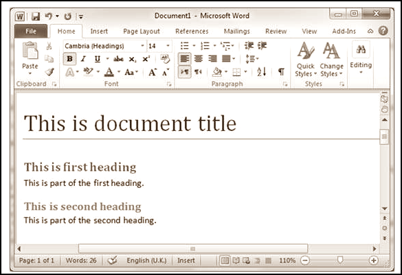 pratinjau dokumen Microsoft Word Anda