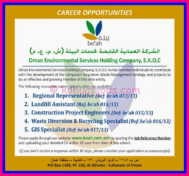 Career Opportunities For Oman