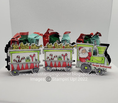 stampin up, santa's delivery