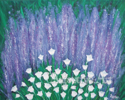 Field of Purple, 1999, acrylic on canvas