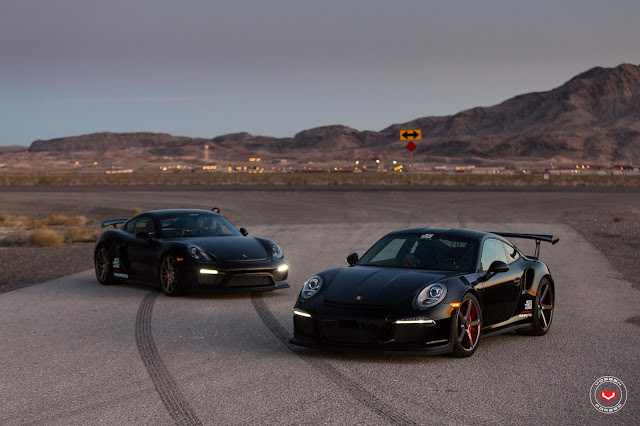 2015 Porsche Cayman GT4 & 911 GT3 RS with Vossen Wheels