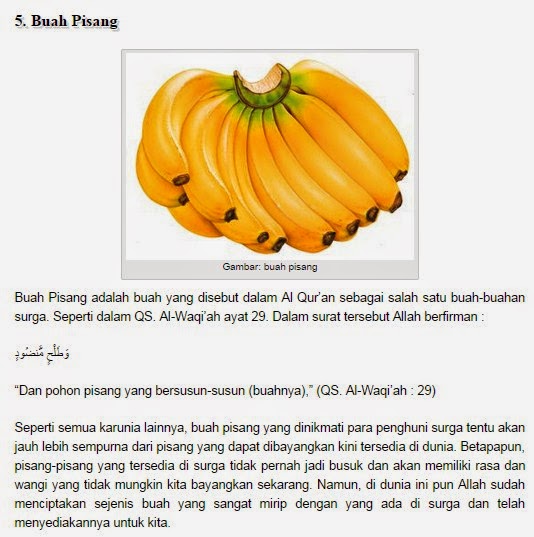 7 Buah yang disebut dalam AL-QUR'AN - Cerita Nyata 