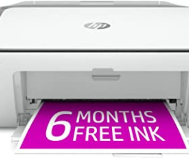 HP DeskJet 2755e Wireless Color All-in-One Printer with bonus 6 months Instant Ink (26K67A)
